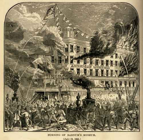 Burning of Barnum's Museum