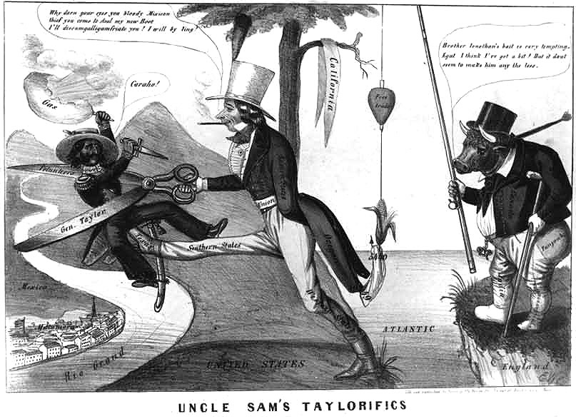 'Uncle Sam's Taylorifics,' 1846